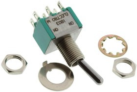 A223S1YZQ, SWITCH, TOGGLE, DPDT, 6A, 250V