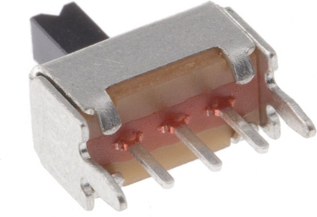 OS102011MS2QN1, Переключатель движковый ON ON SPDT 0.1А 12В 10000 циклов монтаж в отверстие россыпь