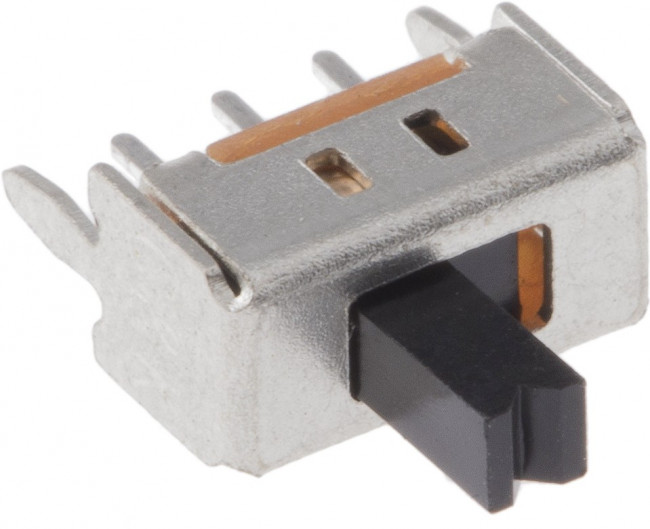 OS102011MS2QN1, Переключатель движковый ON ON SPDT 0.1А 12В 10000 циклов монтаж в отверстие россыпь