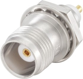 56K504-200N5, Female connector, TNC, Brass, Socket, Straight, 50Ohm, Solder Terminal