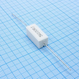 SQP500100RJBP, (SQP 5W 100 5%), Резистор керамический цементный аксиальный (SQP) 5Вт 100Ом +5%