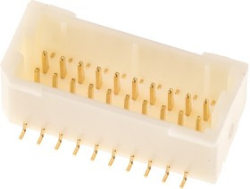 BM20B-SRDS-G-TF(LF)(SN), SHD Series Straight Surface Mount PCB Header, 20 Contact(s), 1.0mm Pitch, Shrouded BM20B-SRDS-G-TF(LF)(SN), SHD Series Straight Surface Mount PCB Header, 20 Contact(s), 1.0mm Pitch, Shrouded