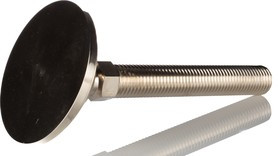 A070/012, M24 Steel Adjustable Foot, 3000kg Static Load Capacity 10° Tilt Angle