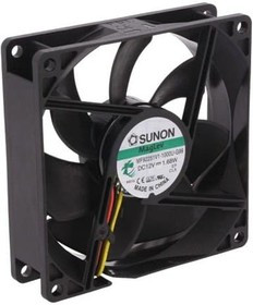 MF92251V1-1000U-G99, Вентилятор осевой, 12В DC, 92x92x25мм, подшипник Vapo, 87,04куб.м/ч, 34дБА