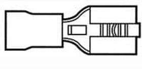 9-160583-5, Terminals 250 PIDG FASTON REC