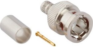 031-70537-12G, Вилка; BNC; "папа"; прямой; 75Ом; B1855A; обжим; на провод; тефлон 031-70537-12G, Вилка; BNC; "папа"; прямой; 75Ом; B1855A; обжим; на провод; тефлон
