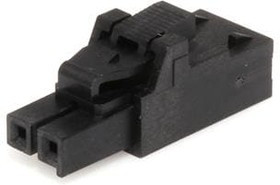 172256-1102, Headers &amp; Wire Housings UltraFit TPA REC HSG 3.50MM S/R 2CIR BLK