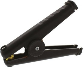BU-102W-0, Crocodile Clip, Copper Contact, 400A, Black