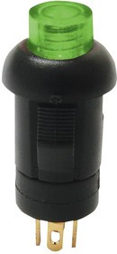 LP1OA1AG, Кнопочный переключатель, SPST, Выкл.-(Вкл.), Круглый