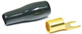 Клемма"U", 5,3мм, 12,0мм2, покрытие Au, черный
