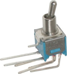 SMTS-202-2C4, Тумблер ON-ON (1.5A 250VAC) DPDT 6P