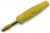 972518703, Yellow Male Banana Plug, 4 mm Connector, Solder Termination, 32A, 30 V ac, 60V dc, Gold
