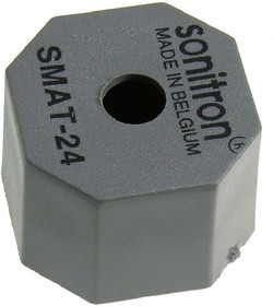 SMAT-24-P10, 24 мм, Пьезоизлучатель без генератора