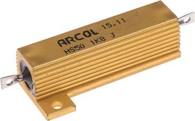 HS50 1K8J, 1.8k 50W Wire Wound Chassis Mount Resistor HS50 1K8J ±5%
