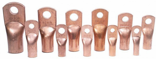 Наконечник медный ТМ 10-6-5мм УХЛ3 (опрес.) (уп.100шт) ЗЭТАРУС zeta10713