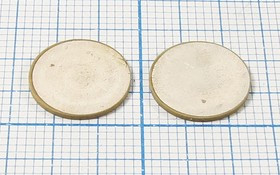 Пьезоэлемент ультразвуковой, размер 12 x 0.85, форма диск, марка материала ЦТС-19