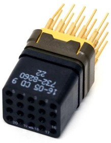 732-8260-22, Rectangular MIL Spec Connectors DMC-M PCB INS SKT #22