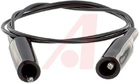 BU-3030-A-24-0, 10A Black Test lead, 300V Rating - 0.6m Length