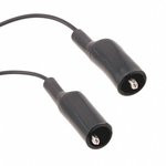 BU-3030-A-24-0, 10A Black Test lead, 300V Rating - 0.6m Length