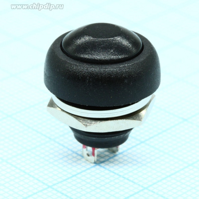 PBS33B (черная), Кнопка OFF-(ON) (1A 250VAC)