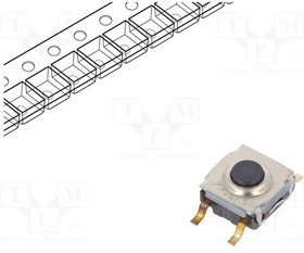 KSC351GLFS, Микропереключатель TACT, SPST-NO, Пол: 2, 0,05A/32ВDC, SMT, нет, 5Н KSC351GLFS, Микропереключатель TACT, SPST-NO, Пол: 2, 0,05A/32ВDC, SMT, нет, 5Н