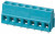 TB007-508-07BE, Fixed Terminal Blocks Terminal block, screw type, 5.08 , horizontal, 7 poles, CUI Blue, slotted screw, PCB mount