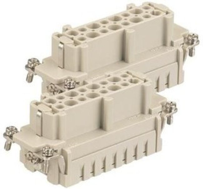 09330162726, Heavy Duty Power Connectors FEMALE INSERT 32 POLE CAGE CLAMP