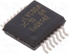 74LVC00ADB.112, IC: цифровая; NAND; Ch: 4; IN: 2; CMOS,TTL; SMD; SSOP14; LVC; -40?125°C