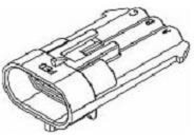 12129615, Automotive Connectors 3 Way M M/P 150 Sealed