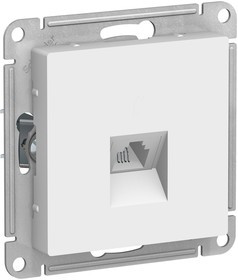 SE ATN000181, Механизм розетки телефонной 1-м СП AtlasDesign RJ11 бел. ATN000181