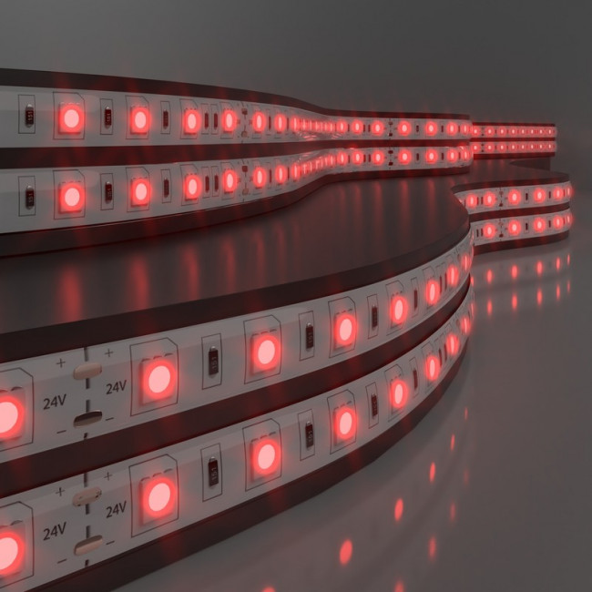 5050 24V 60Led 14,4W IP65 / Лента светодиодная 60Led 14,4W IP65 красный