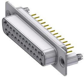 DTS25SY/2M86UN, D-Sub socket, Socket, DB-25, Radial Leads