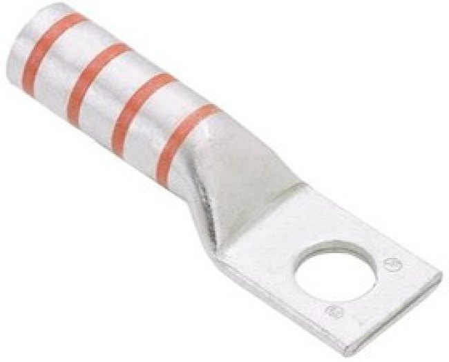 LCB3/0-38-X, TERMINAL, COMPRESSION LUG, M10, 3/0AWG
