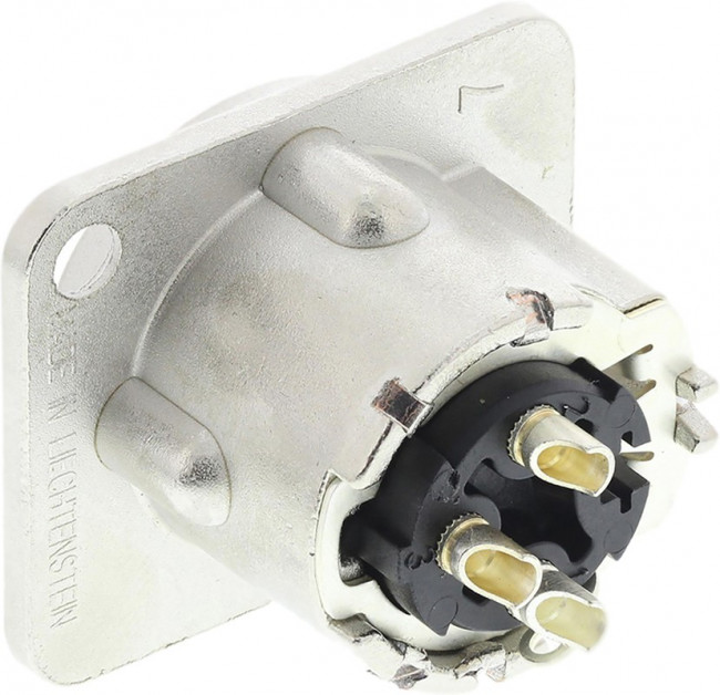 Neutrik NC3MD-LX панельный разъем XLR male с дополнительной защитой от RF помех