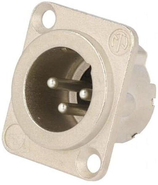 Neutrik NC3MD-LX панельный разъем XLR male с дополнительной защитой от RF помех