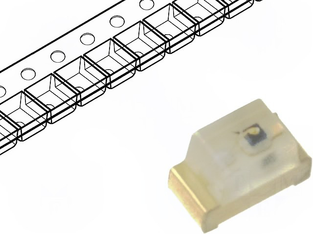 KP-2012EC, Светодиод, низкой мощности, Красный, SMD (Поверхностный Монтаж), 0805, 20 мА, 2 В, 617 нм KP-2012EC, Светодиод, низкой мощности, Красный, SMD (Поверхностный Монтаж), 0805, 20 мА, 2 В, 617 нм