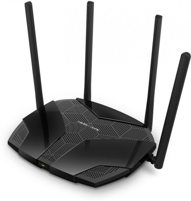 Роутер Mercusys MR70X AX1800 Dual-Band WiFi 6 Router, 574 Mbps at 2.4 GHz + 1201 Mbps at 5 GHz, 4× Fixed External Antennas, 3× Gigabit LAN Роутер Mercusys MR70X AX1800 Dual-Band WiFi 6 Router, 574 Mbps at 2.4 GHz + 1201 Mbps at 5 GHz, 4× Fixed External Antennas, 3× Gigabit LAN