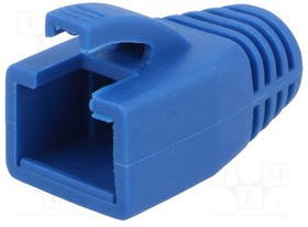 LOG-MP0035B, Корпус вилки RJ45, 8мм, Цвет: синий