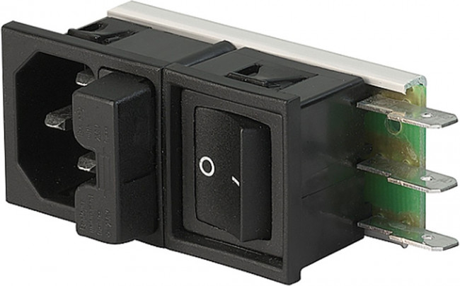 6424.0253.15, AC Power Entry Modules POWER ENTRY MODUL 64 FELCOM 10A