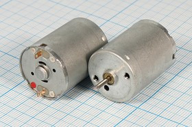 Двигатель 12В, 0,06А, левый, скорость(об/мин) 2645, размер 24x34m43, RK-370CH-11670