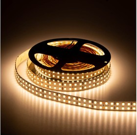 Светодиодная лента 1400SMD диодов (2835), 36В, 5м, ГИПЕР, белый теплый 2800-3300К ELF-1400SMD2835NWww-Hy36
