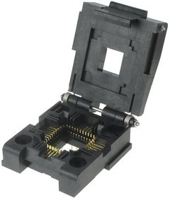 IC51-0444-400, Board to Board &amp; Mezzanine Connectors 44Pin PLCC Burn-in Skt 1.27 pitch