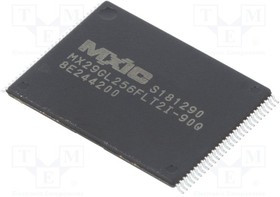 MX29GL256FLT2I-90Q/TRAY, NOR Flash Parallel 3V/3.3V 256M-bit 32M x 8/16M x 16 90ns 56-Pin TSOP-I
