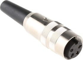 KV 40, KV 4 Pole M16 Din Socket, DIN EN 60529, 5A, 250 V ac IP40, Female, Cable Mount