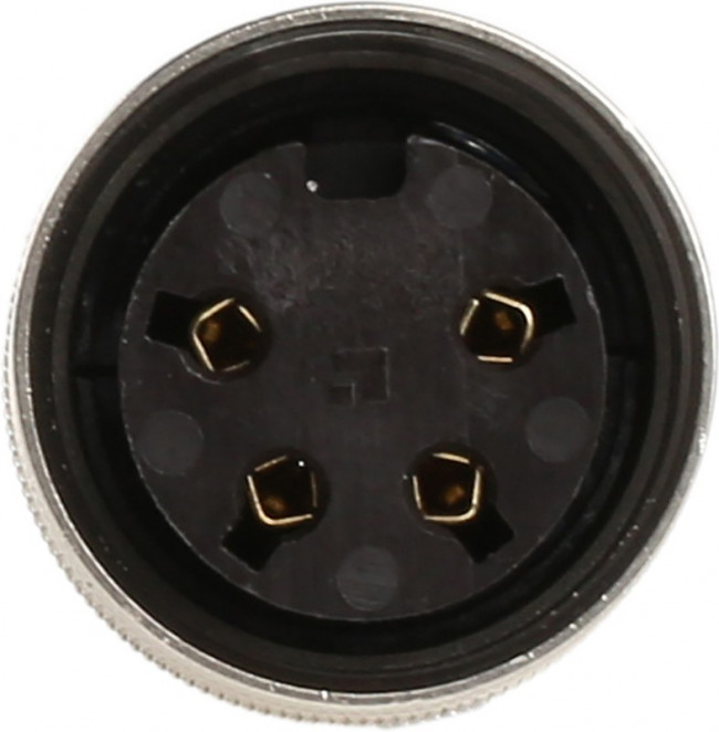 KV 40, KV 4 Pole M16 Din Socket, DIN EN 60529, 5A, 250 V ac IP40, Female, Cable Mount