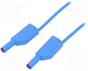 SLK4075-E/N-05023, Измерительный провод, 16А, с осевым гнездом 4мм, Uном: 1кВ, синий SLK4075-E/N-05023, Измерительный провод, 16А, с осевым гнездом 4мм, Uном: 1кВ, синий