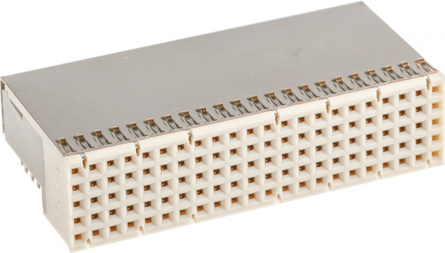 354148 / 5352152-1, ERmet 2mm Pitch Hard Metric Backplane Connector, Female, Right Angle, 5 Row, 110 Way 354148 / 5352152-1, ERmet 2mm Pitch Hard Metric Backplane Connector, Female, Right Angle, 5 Row, 110 Way