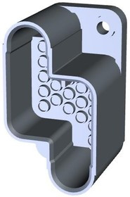 208209-2, Headers &amp; Wire Housings 19 POS METRI PIN HSG