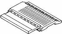 102540-6, Headers &amp; Wire Housings 16P COVER FRONT MT .100