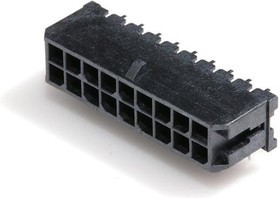 43045-1802, Headers &amp; Wire Housings HDR RA DUAL SMT 18P PCB w/peg locks